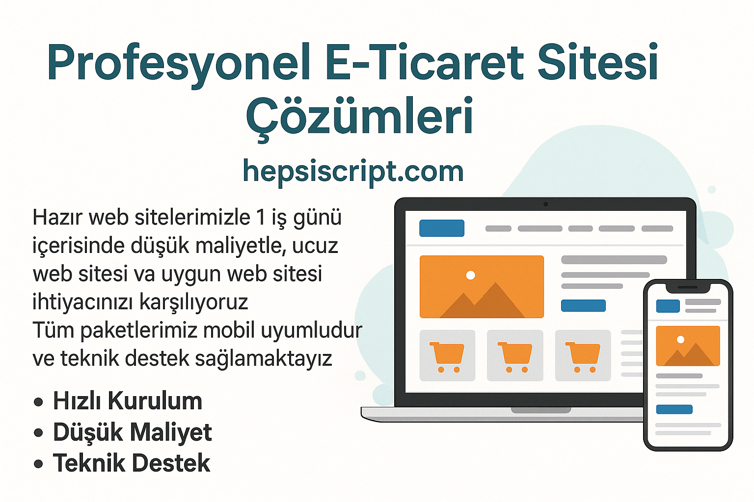 Profesyonel E-Ticaret Sitesi Çözümleri