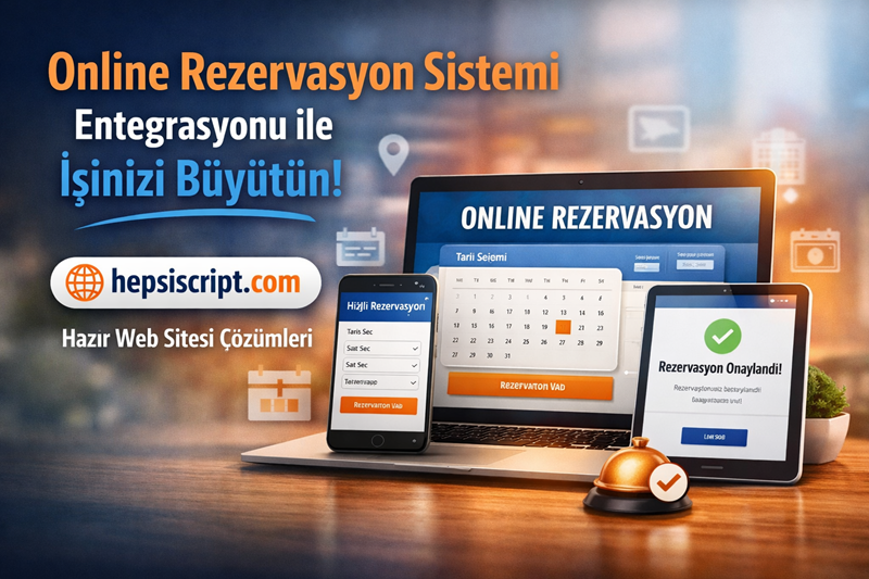 Online Rezervasyon Sistemi Entegrasyonu ile Dijitalde Kazanın