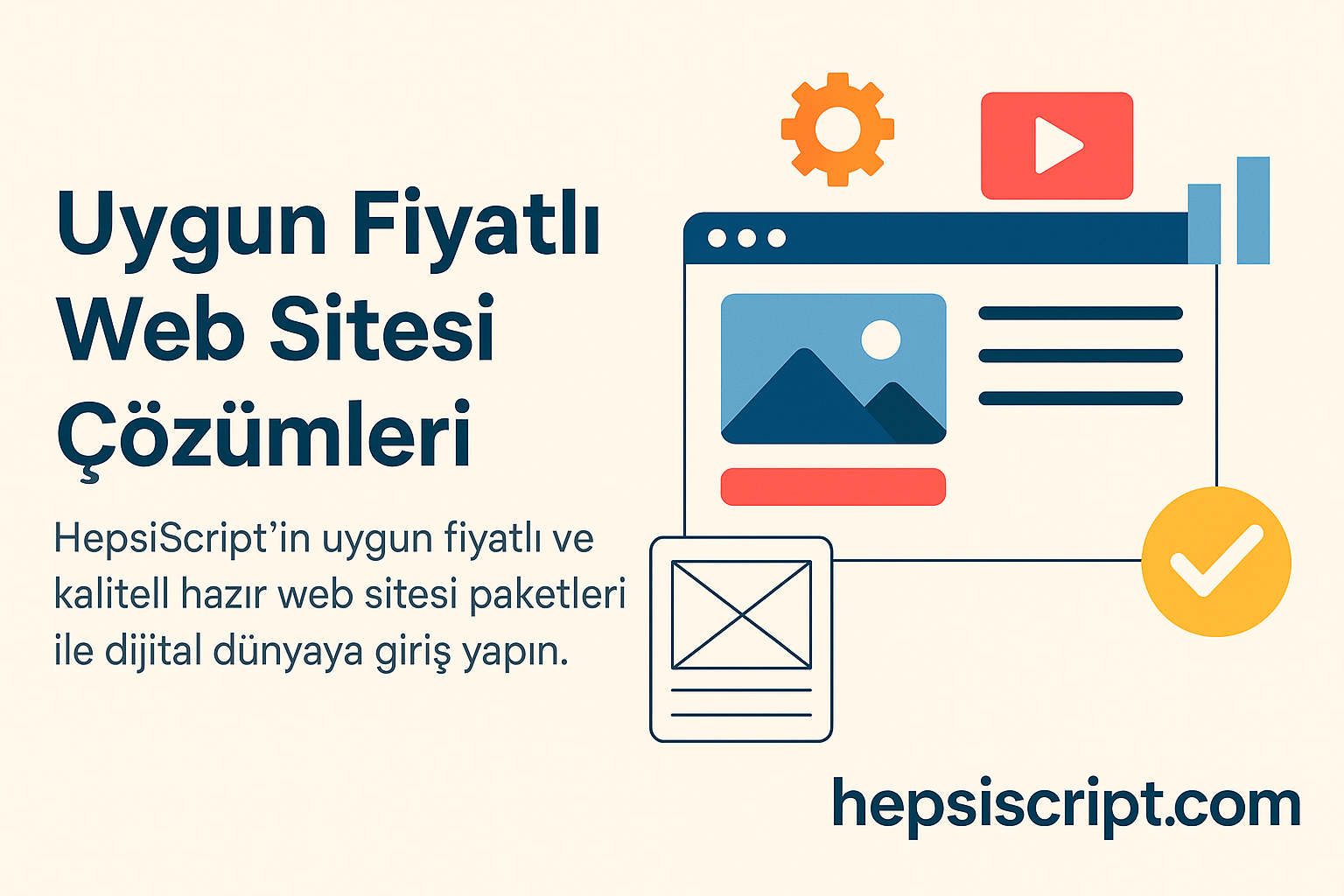 Hepsi Script  İle Uygun Fiyatlı Web Sitesi Çözümleri